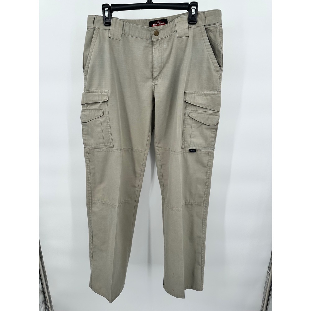 Tru-Spec Womens Cargo Pants Size 12 Tan‎ Outdoor Hiking Utility Work